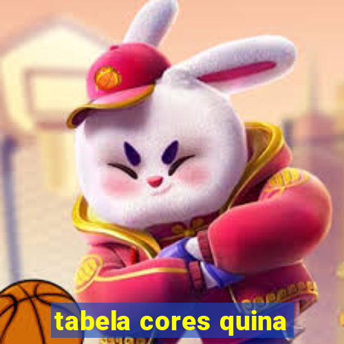 tabela cores quina